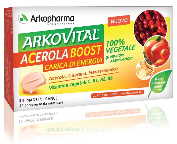 Arkovital Acerola Boost Integratore naturale 24cpr