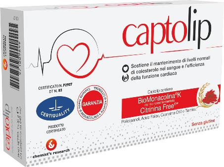 Captolip Integratore Colesterolo 24 Compresse