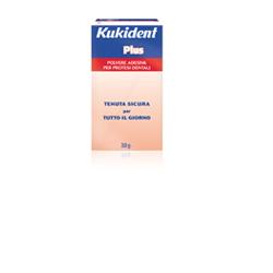 Kukident Plus Polvere Adesiva per Protesi Dentali 30g