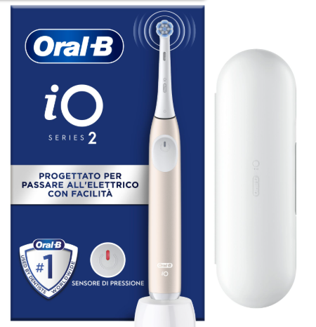Oral-B Spazzolino Elettrico iO2 ROSA Calm Pink + Travel Case
