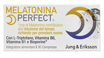 Melatonina Perfect coadiuvante per il sonno 30 compresse