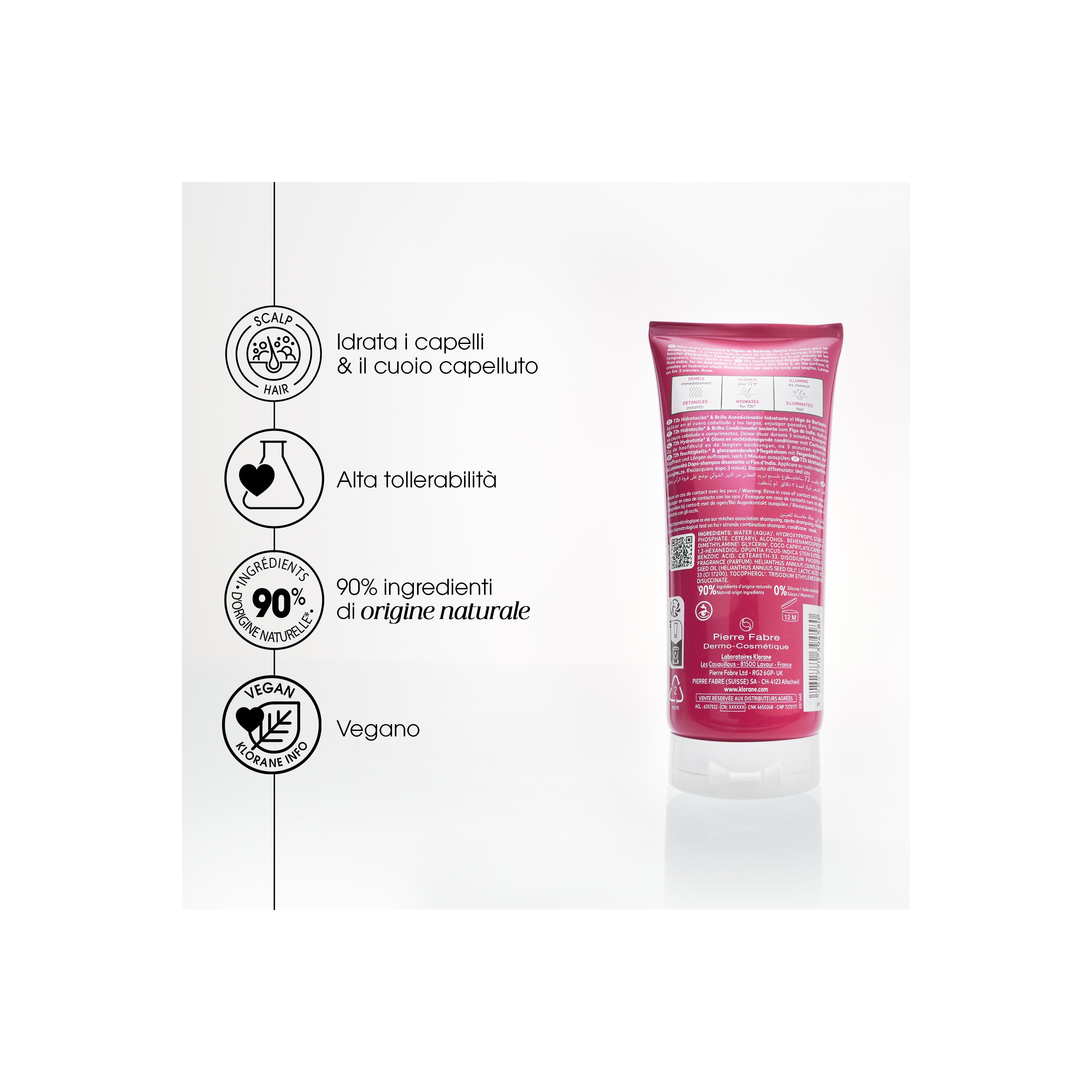 Klorane - Balsamo Idratante E Illuminante Al Fico D'India 200 ml