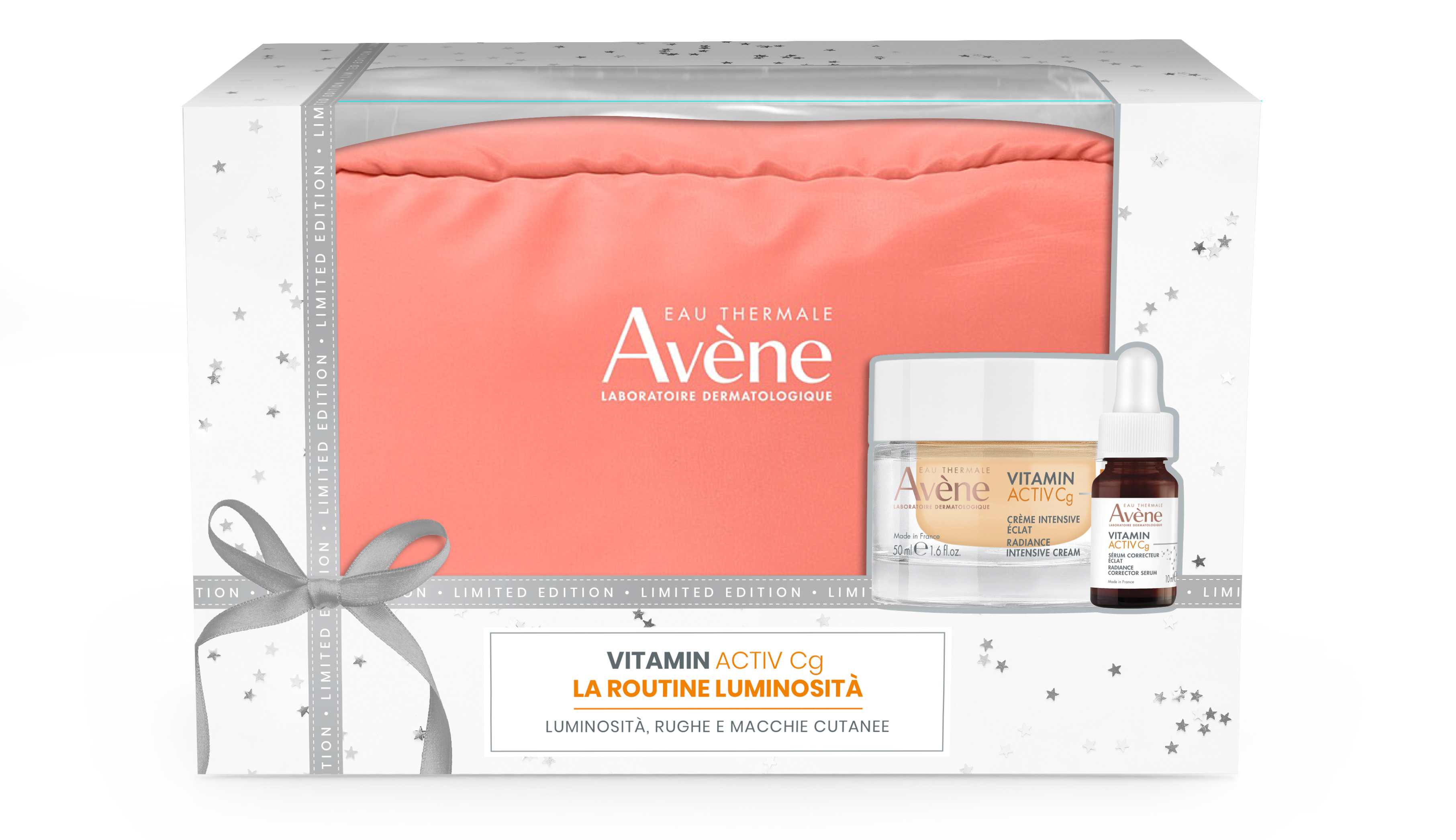 Avène Cofanetto Natale Luminosità con Vitamin Activ Cg Crema Intensiva Illuminante 50ml e Vitamin Activ Cg Siero Correttore Luminosità 10ml