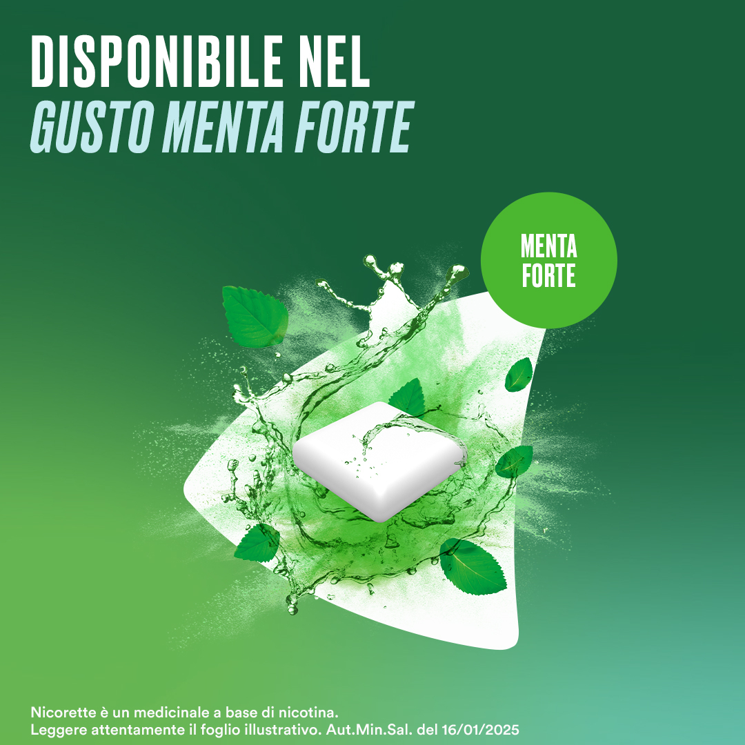 Nicorette Gomme 4 Mg Nicotina Menta 105 Gomme Masticabili