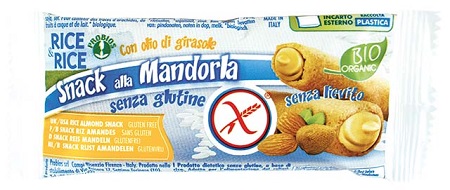 Rice&Rice Snack di Riso alla Mandorla Senza Glutine 25 g