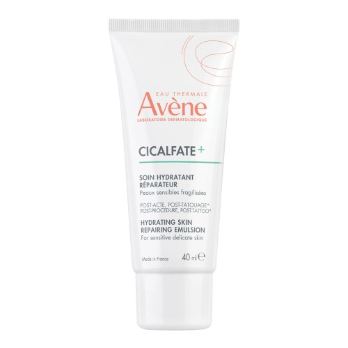 Eau Thermale Avène Cicalfate+ Trattamento Idratante Ristrutturante, Ripara velocemente la pelle fragilizzata, Viso e corpo, Post-Chirurgia, Post Tatuaggio, 40ml 