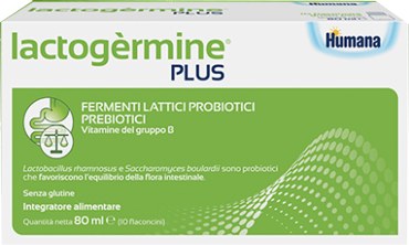 Humana Lactogermine Plus Integratore Fermenti Lattici 10 Flaconcini