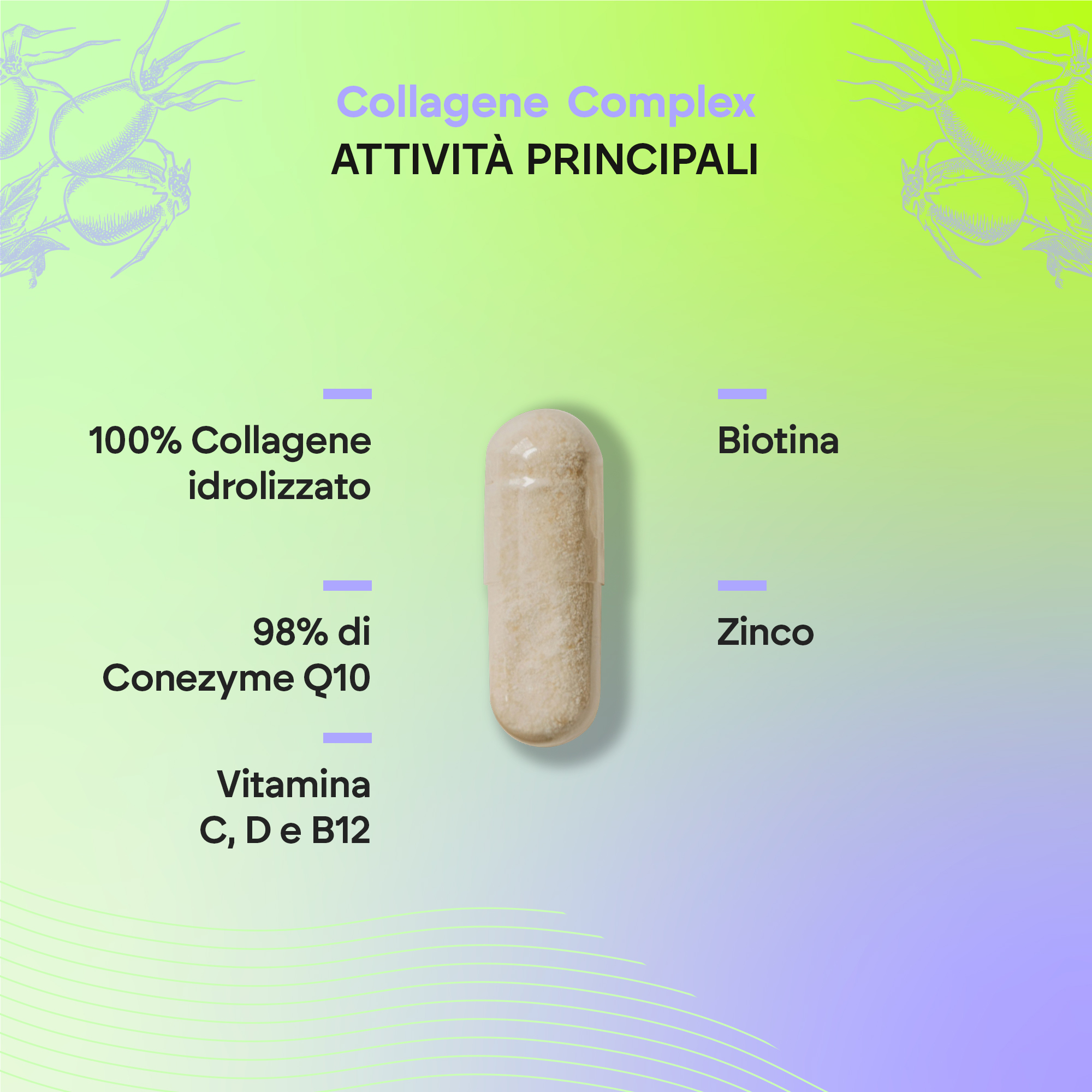 Nutralie Collagen Complex 60 Capsule - Integratore Per La Pelle