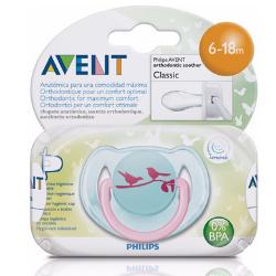 Philips Avent Succhietto Classic Decorato Per Bambina 6-18 mesi 1 Pezzo