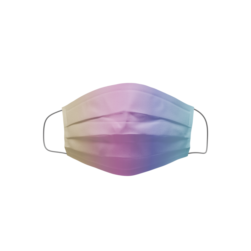 10 Mascherine ARCOBALENO chirurgica adulti Tipo IIR 