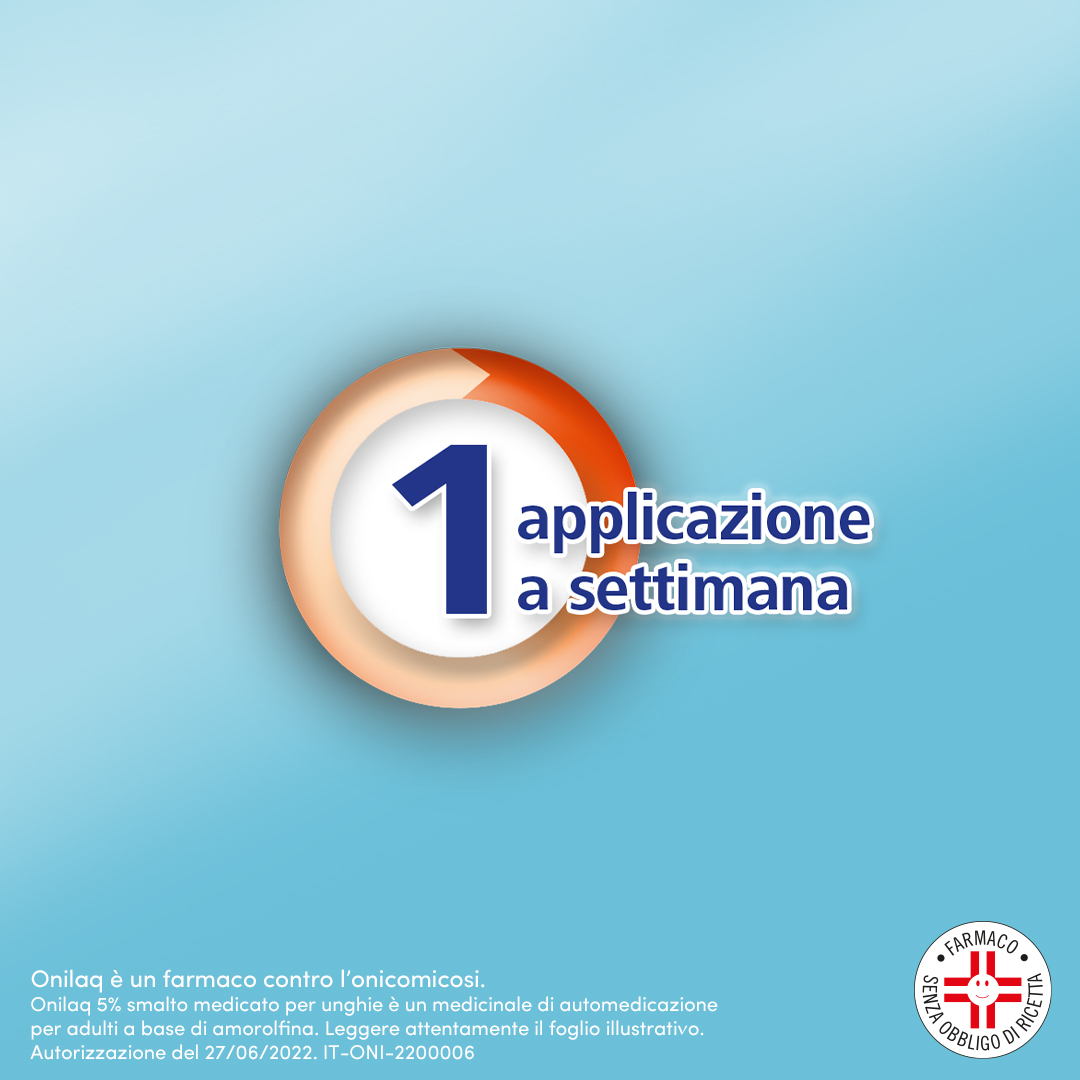 ONILAQ 5% Smalto contro la Micosi e Tappo Applicatore 2,5mL