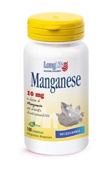 LongLife Manganese Integratore Antiossidante 100 Compresse
