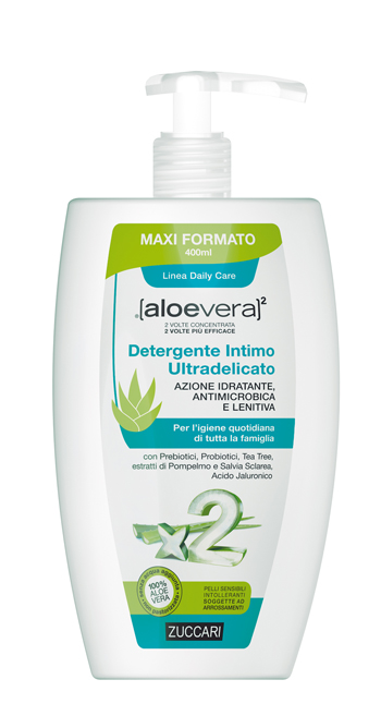 zuccari ALOEVERA2 Detergente Intimo Ultradelicato 400ml