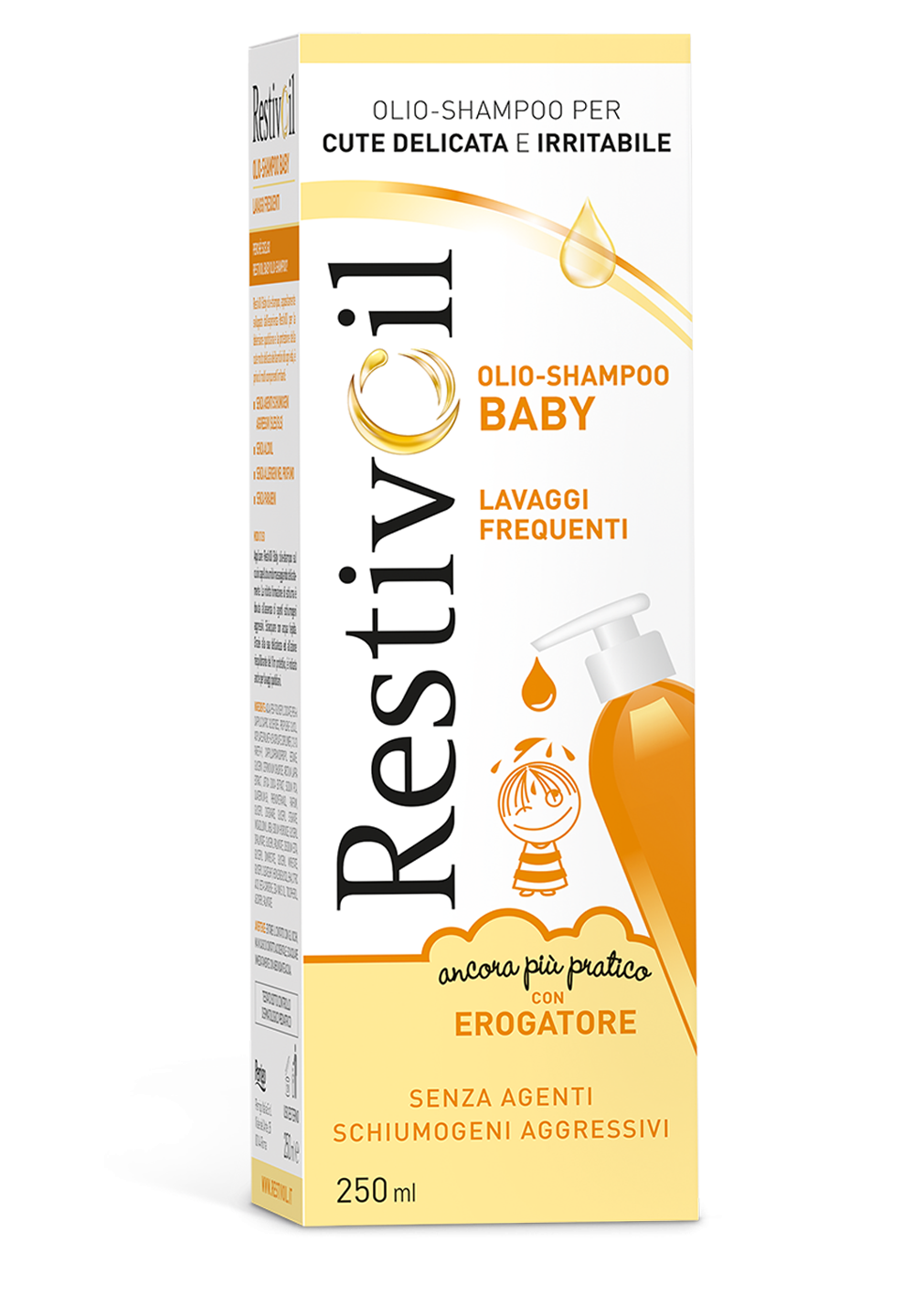 Restivoil Baby Olio Shampoo Bambini Antirritazioni 250 ml