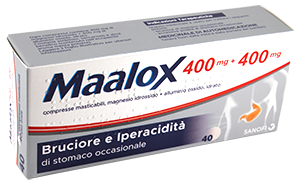 MAALOX*40CPR MAST400MG+400MG GMM