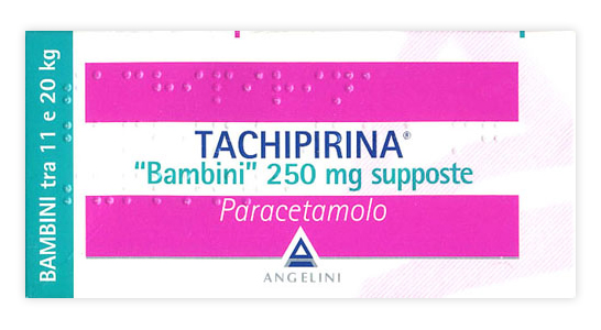 Tachipirina 250 mg - 10 Supposte per bambini
