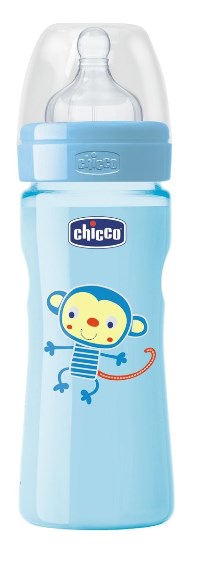 Chicco Biberon Benessere Polipropilene Silicone Boy 250 ml