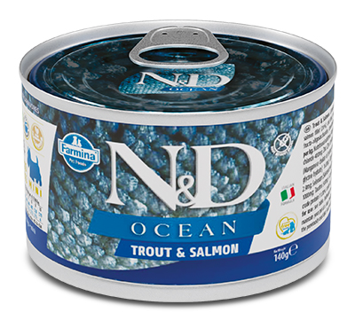N&D DOG OCEAN TROUT&SALMON140G