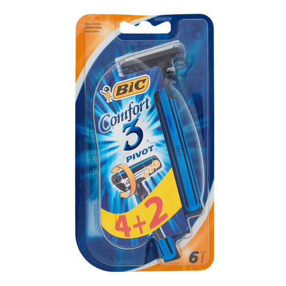 BIC RASOIO BARBA COMFORT 3X 4+2 P