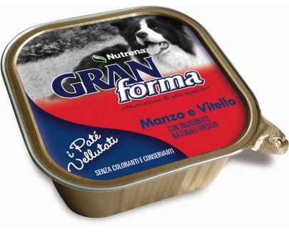 RAGGIO DI SOLE GRAN FORMA CANE PATE' MANZO VITELLO 150GR (vaschetta)