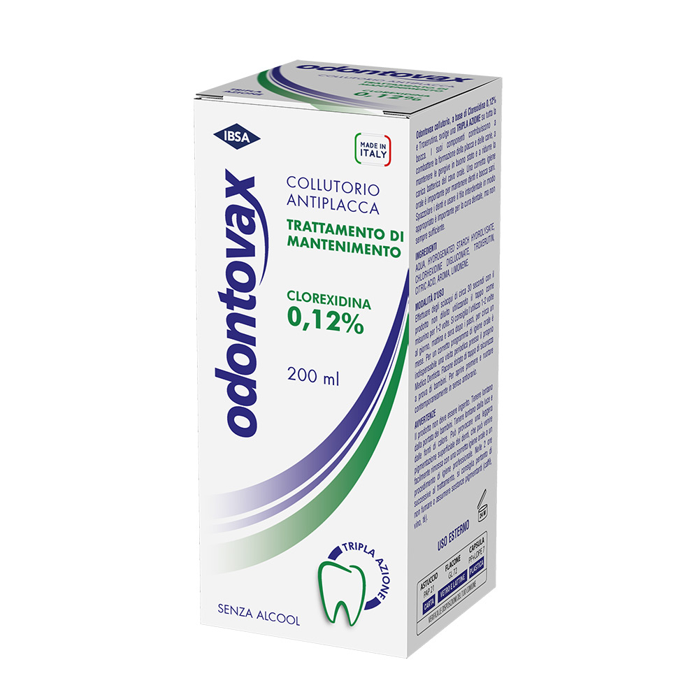 Odontovax Collutorio Clorexidina 0,12% Antiplacca 200 ml