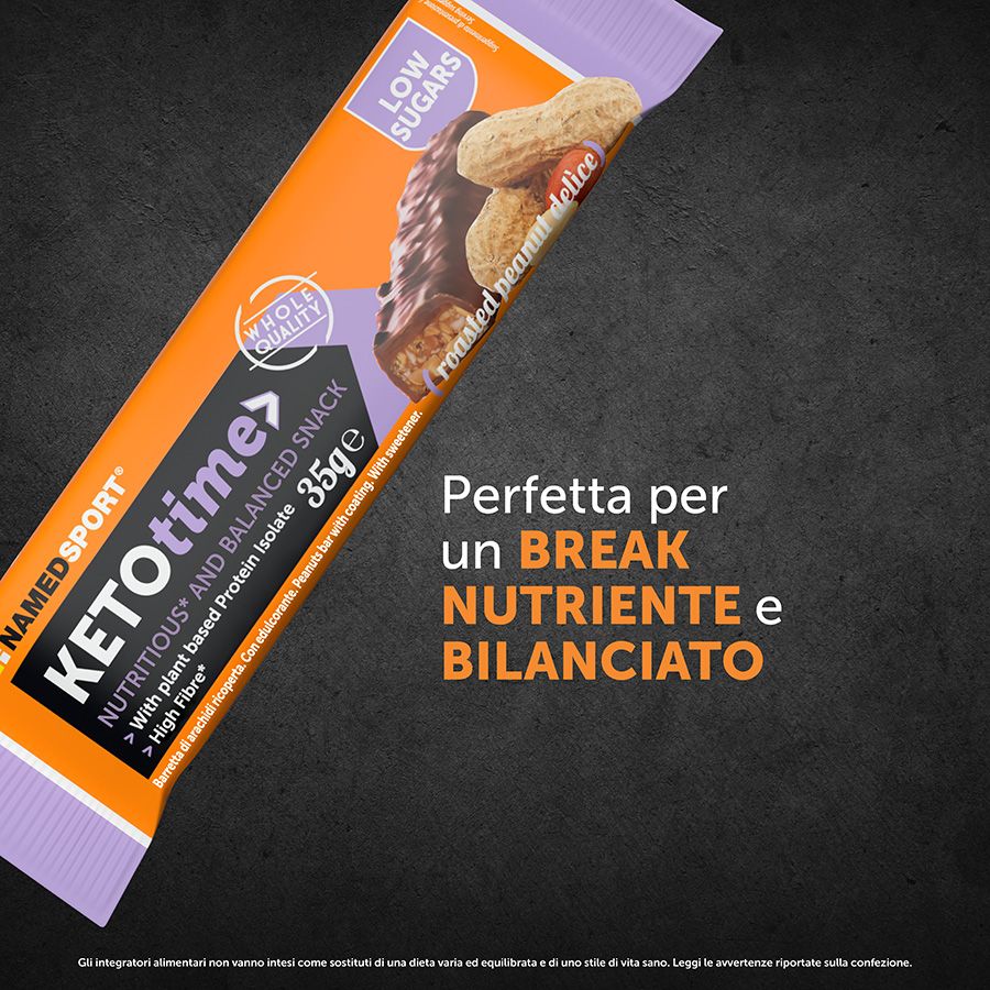 Named Sport Ketotime - Barretta Keto Gusto Roasted Peanut Delice 35 g