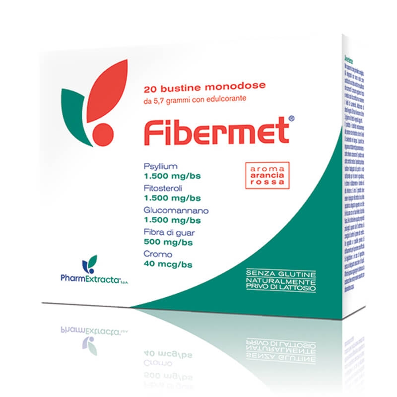 Fibermet Integratore Controllo Peso Corporeo 20 Bustine
