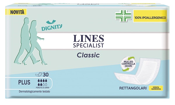 Lines Specialist Assorbente Rettangolare Senza Barriera 26 Pezzi