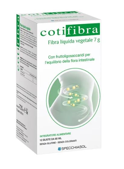 Cotifibra - Integratore per la funzionalità intestinale - 12 bustine