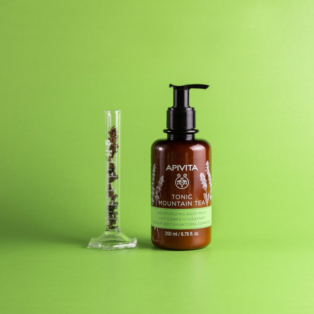 Apivita Latte Corpo Idratante Tonic Mountai Tea al Tè di Montagna 200ml