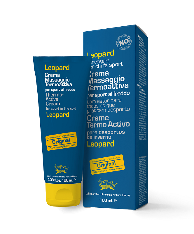 Leopard Crema Massaggi Termoattiva benessere per chi fa sport 100ml
