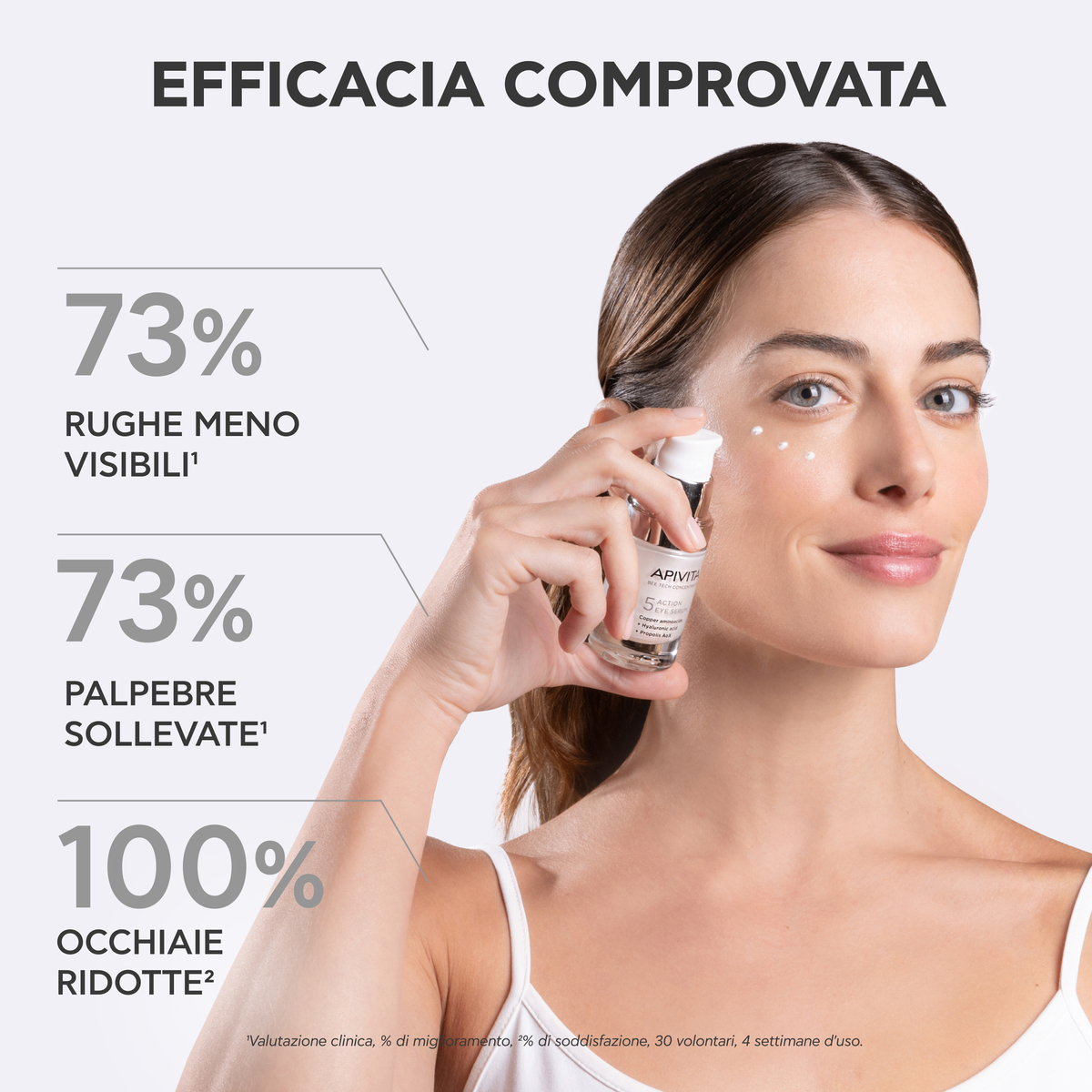 Apivita Bee Tech Concentrates - Siero Antirughe 5 Azioni Per Il Contorno Occhi 15 ml