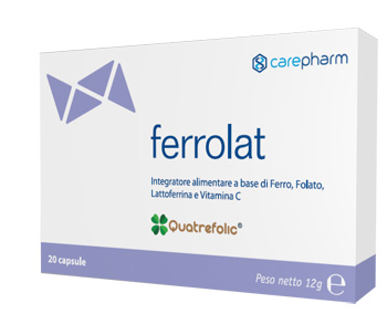 Ferrolat Integratore di Ferro 20 Capsule