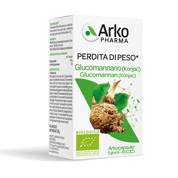 Arkocapsule Glucomannano Integratore Alimentare 45 capsule