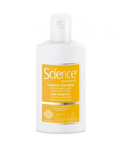 Science Shampoo Trattante Nutriente Elasticizzante Capelli Fragili e Trattati 200ml