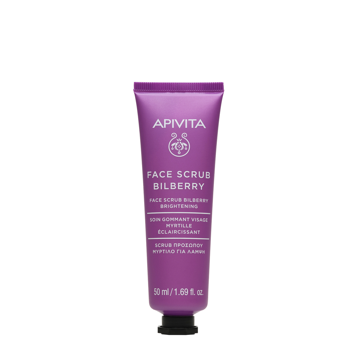 Apivita Face Scrub Bilberry - Scrub Illuminante Viso Con Mirtillo 50 ml