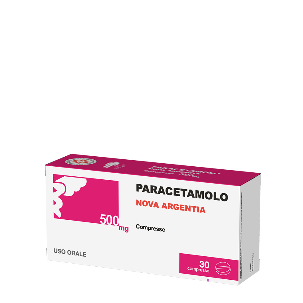 Paracetamolo Nova Argentia 500mg - 30 Compresse [Equivalente Tachipirina 500mg]
