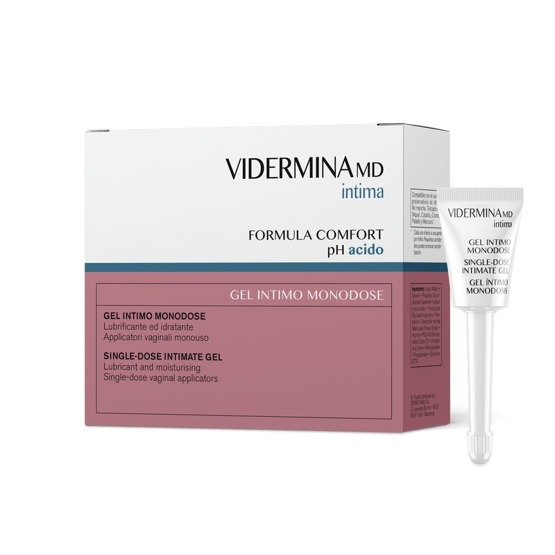 Vidermina Intima Gel Intimo Secchezza Vaginale 6 Flaconcini