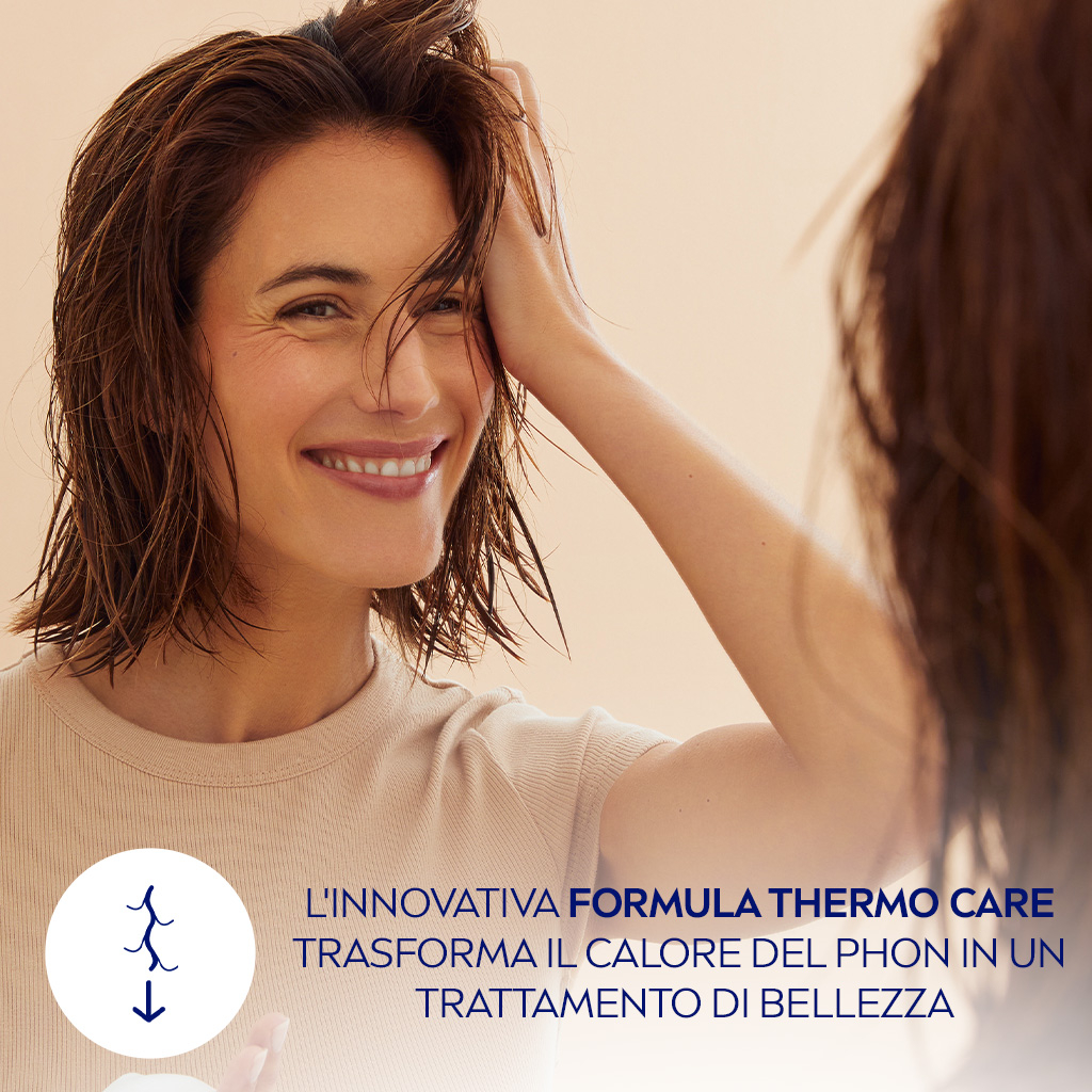 Nivea Styling Mousse Flexible Curls&Care 150 ml, Schiuma per la cura capelli ricci extra forte