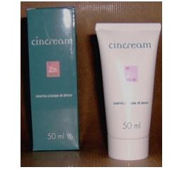Cincream Crema Ossido Zinco 50ml