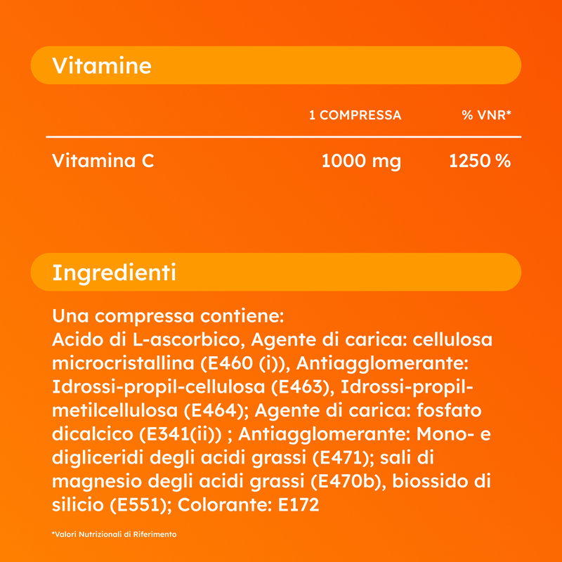 Supradyn Expert Vitamina C 1000mg Integratore Sistema Immunitario, 20 Compresse Assorbimento Graduale