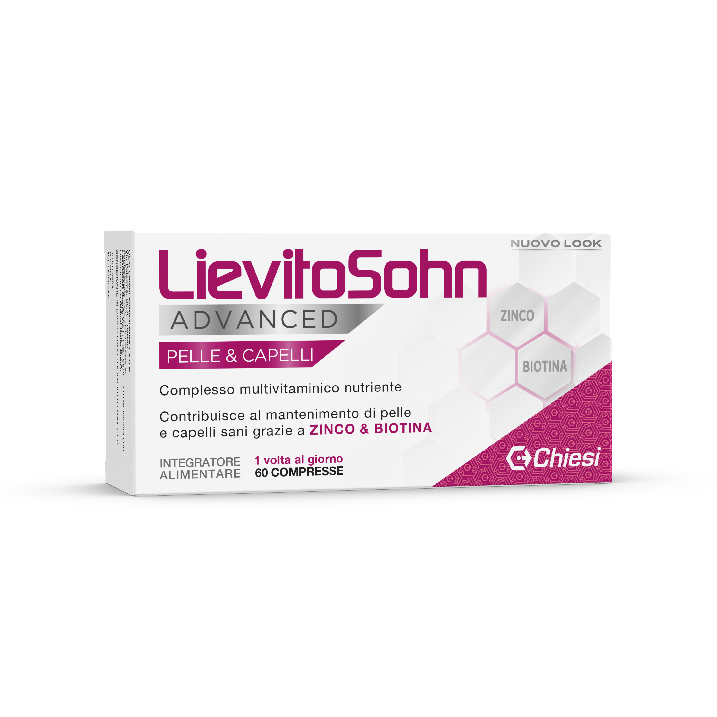 LievitoSohn Advanced 60 Compresse - Integratore Per Il Benessere Di Pelle e Capelli