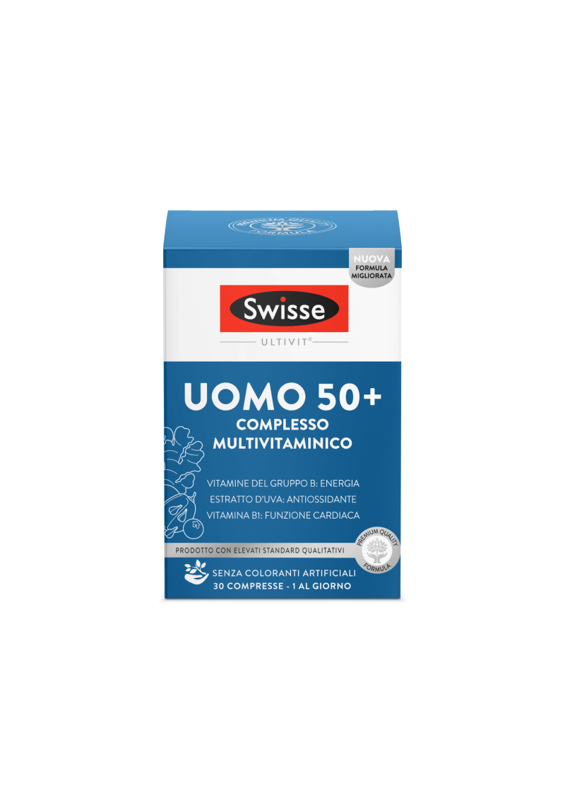 SWISSE MULTIVITAMINICO UOMO 50+ 30 compresse