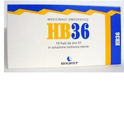 Biogroup HB 36 Ridismen Rimedio Omeopatico 10 Fiale da 2 ml