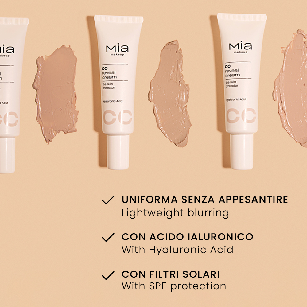 Mia Makeup - CC Reveal Cream The Skin Protector - Crema Perfezionatrice N.01 Light 
