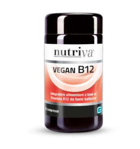 Nutriva Vegan B12 Integratore di Vitamina B 60 Compresse