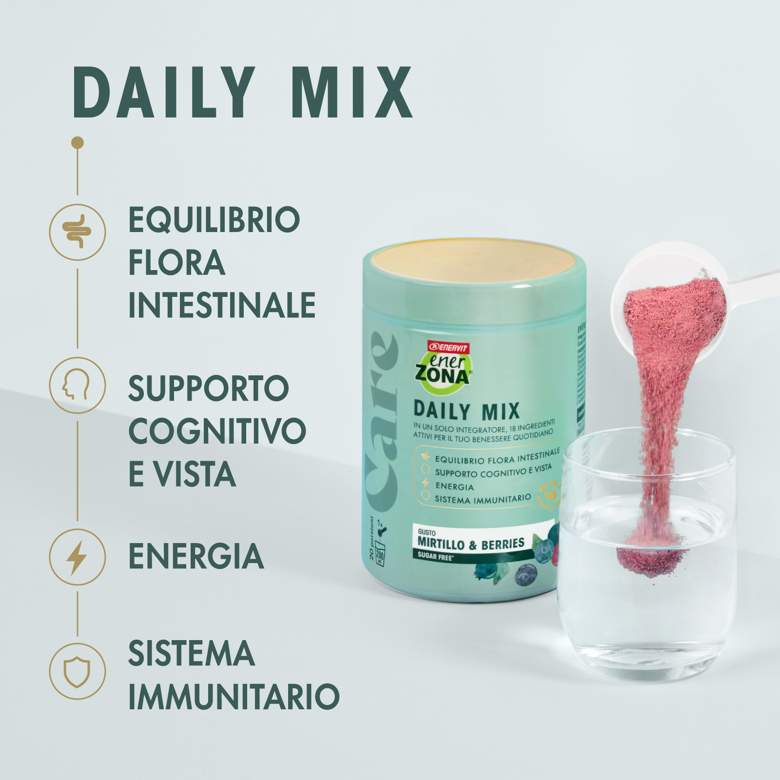 ENERZONA CARE DAILY MIX per il benessere quotidiano - 400gr