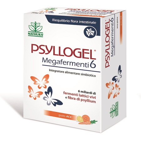 Psyllogel Megafermenti 6 Integratore Gusto Ace 20 Bustine
