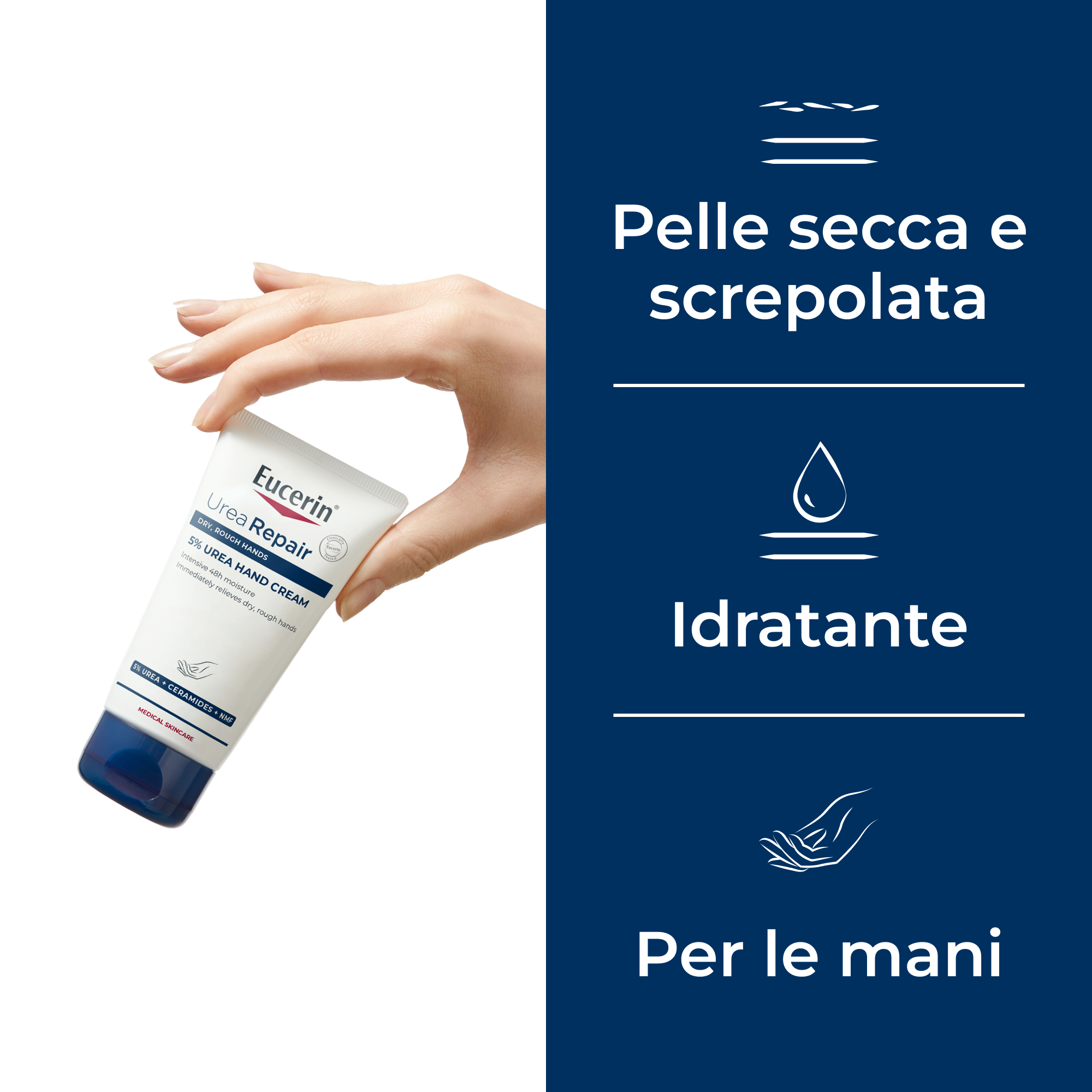 EUCERIN UREAREPAIR 5% Urea Crema Mani 75ML