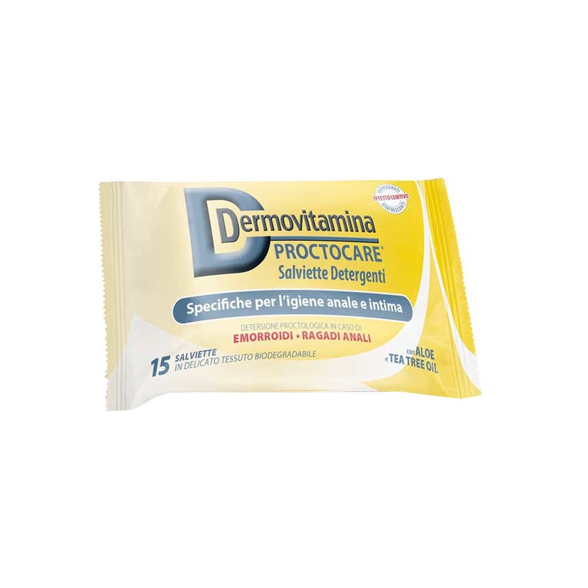 Dermovitamina Protocare Salviettine Igiene Anale e Intima 15 Pezzi